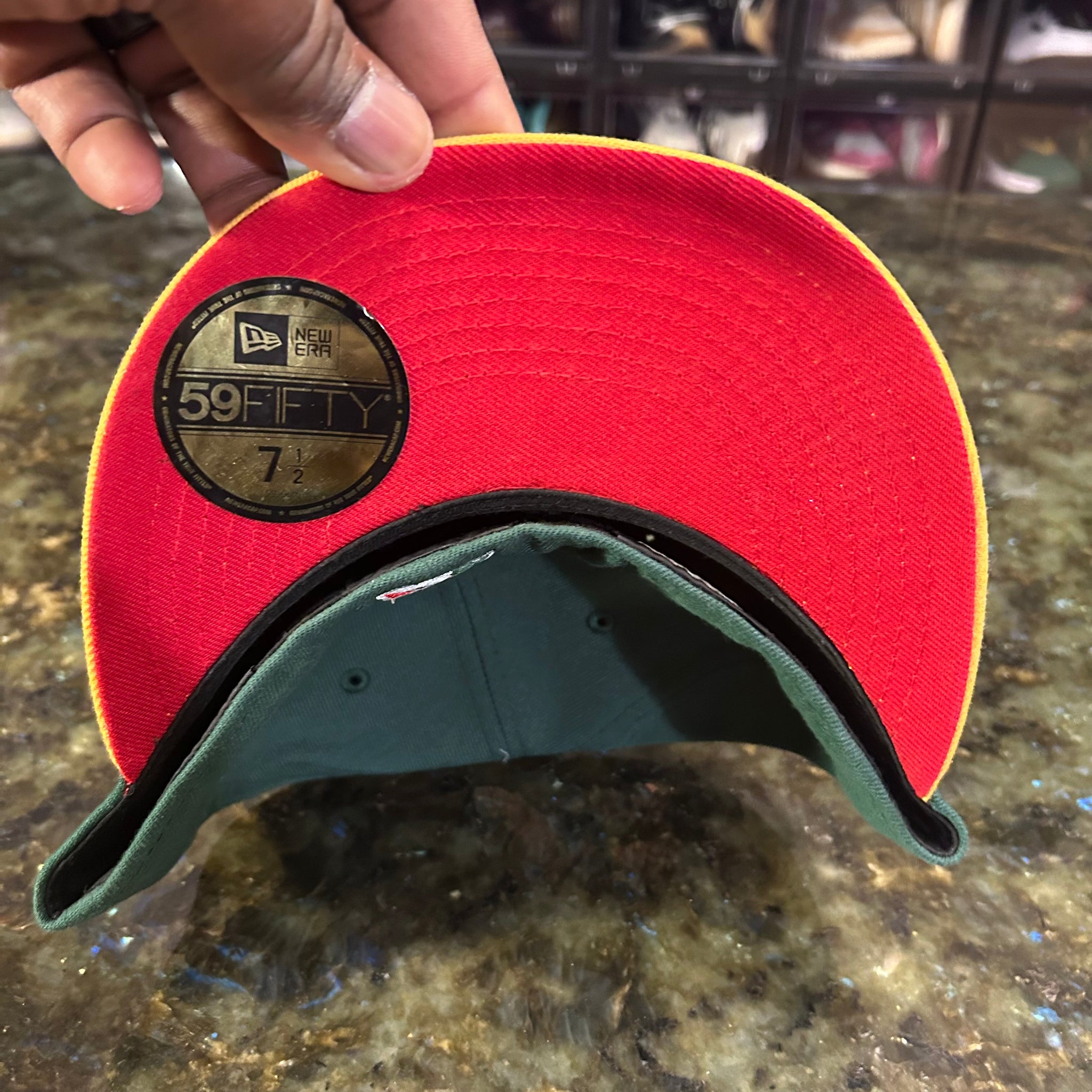 Yankees fitted cap /athletics colorway