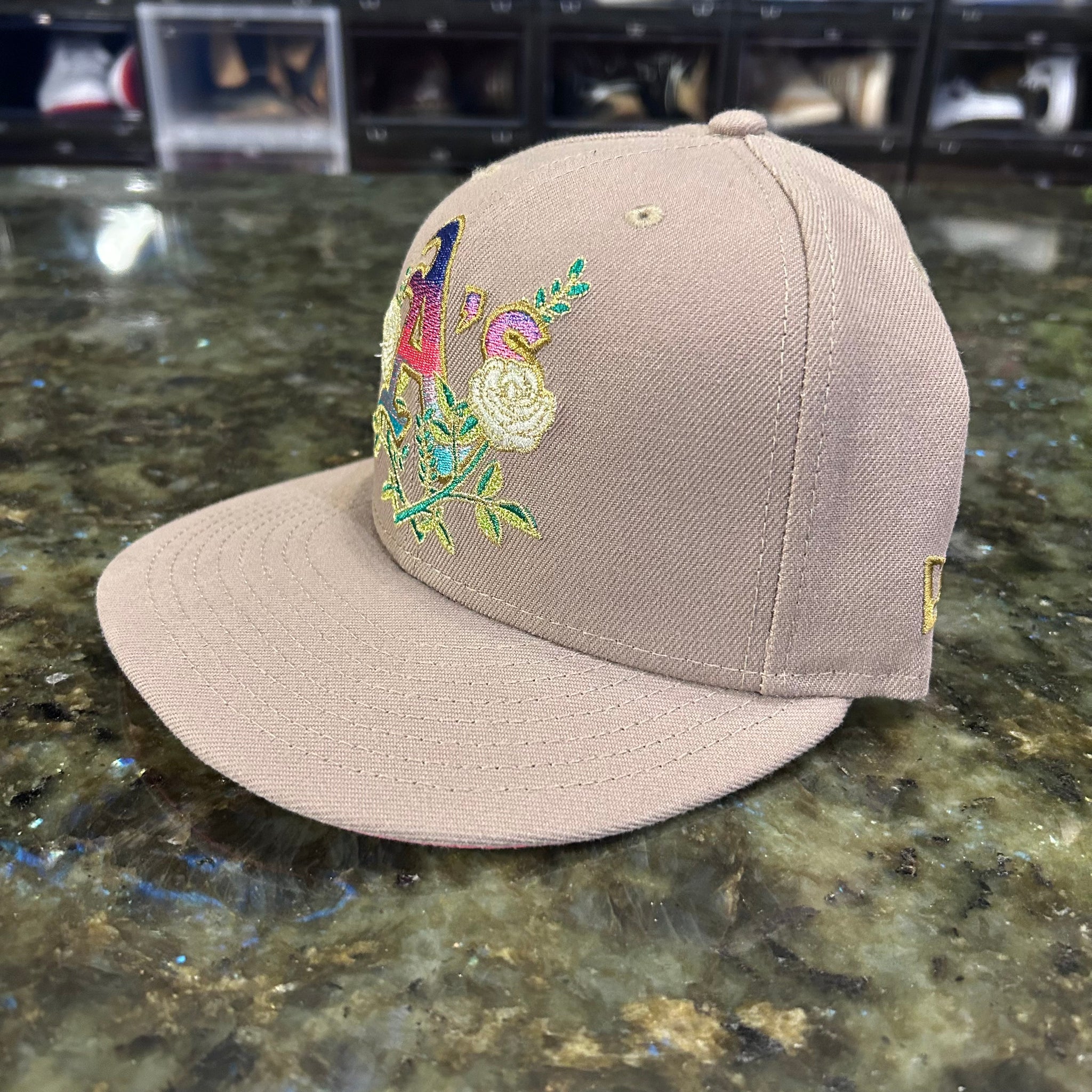 Athletic fitted cap