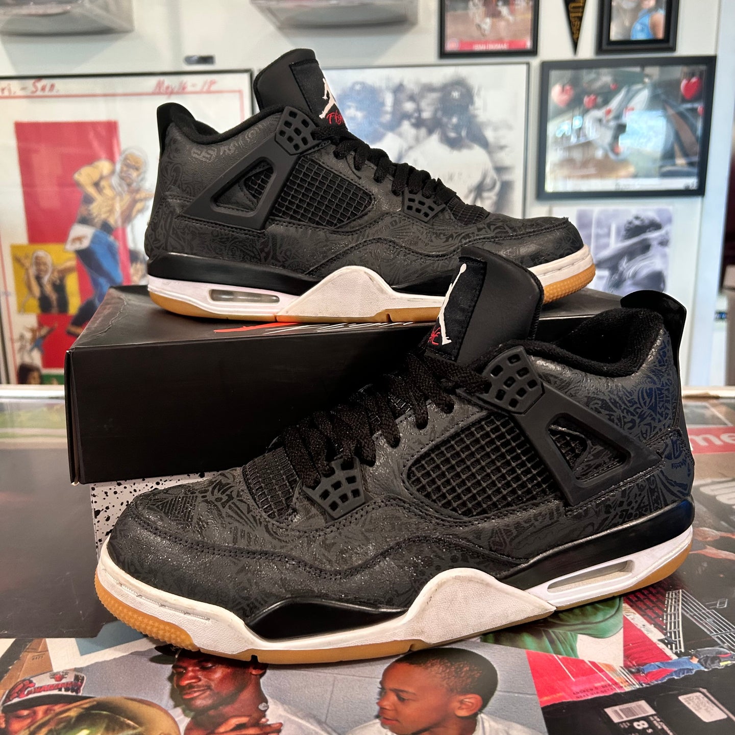 Jordan laser 4’s