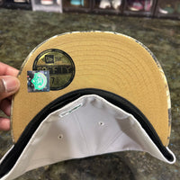 Bison x teal tree camo fitted caps