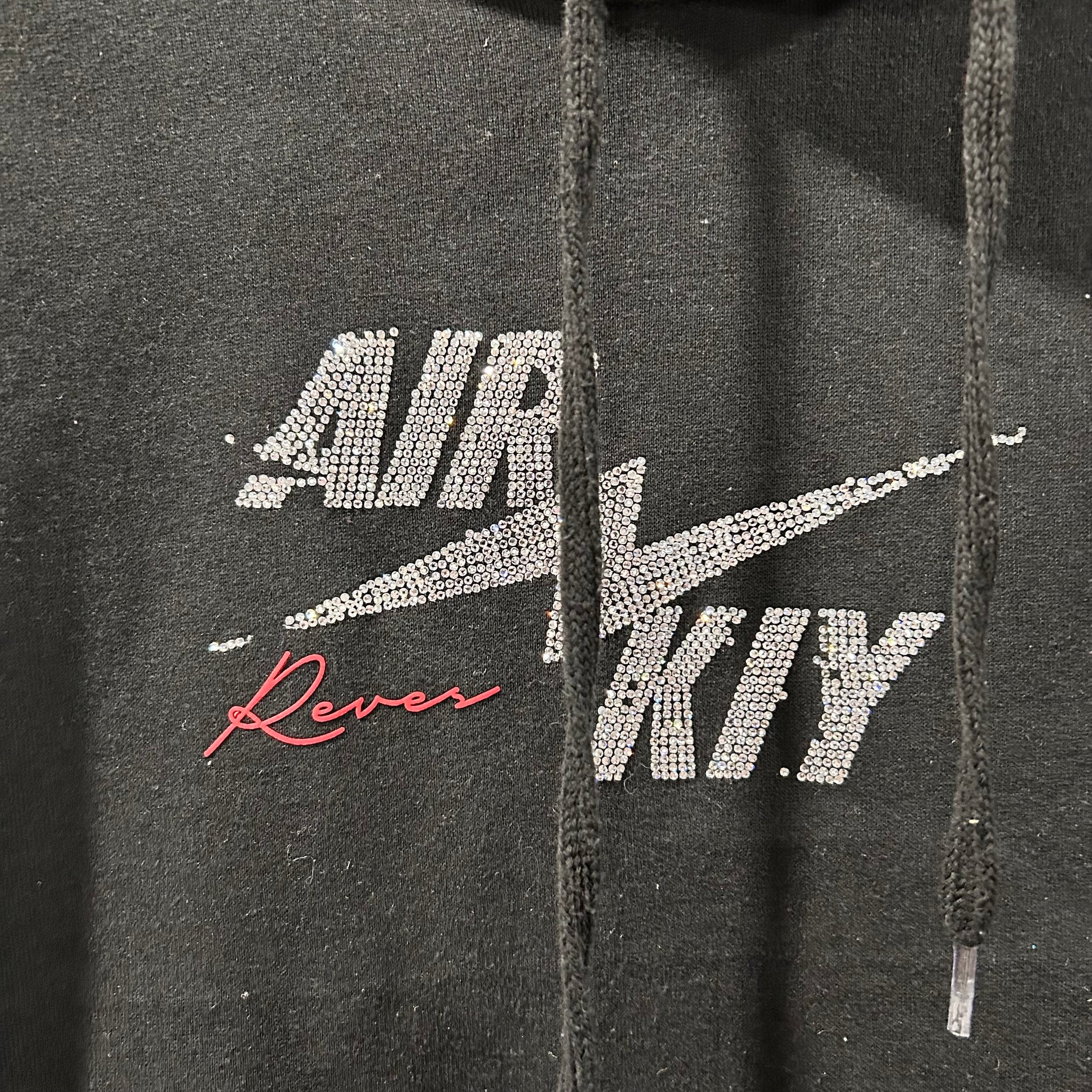 Air Kiy Reves Rhinestone Hoodie