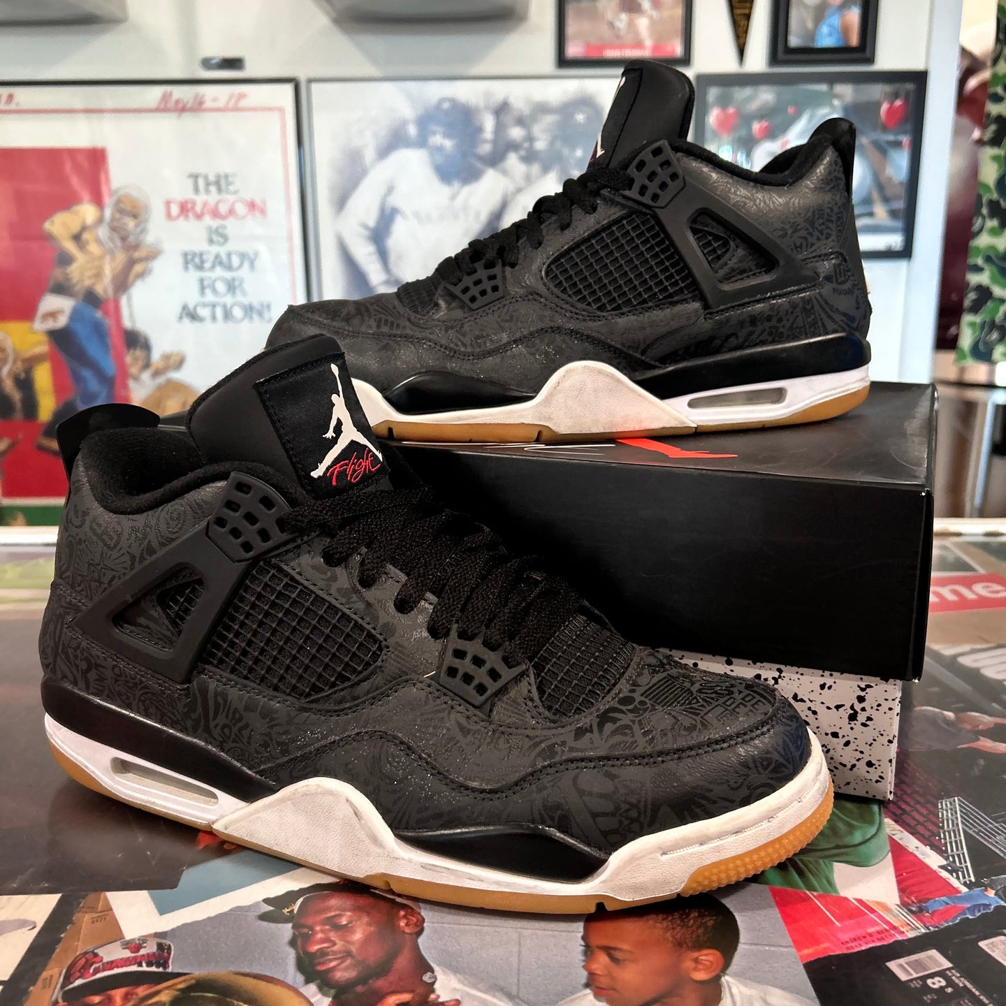 Jordan laser 4’s
