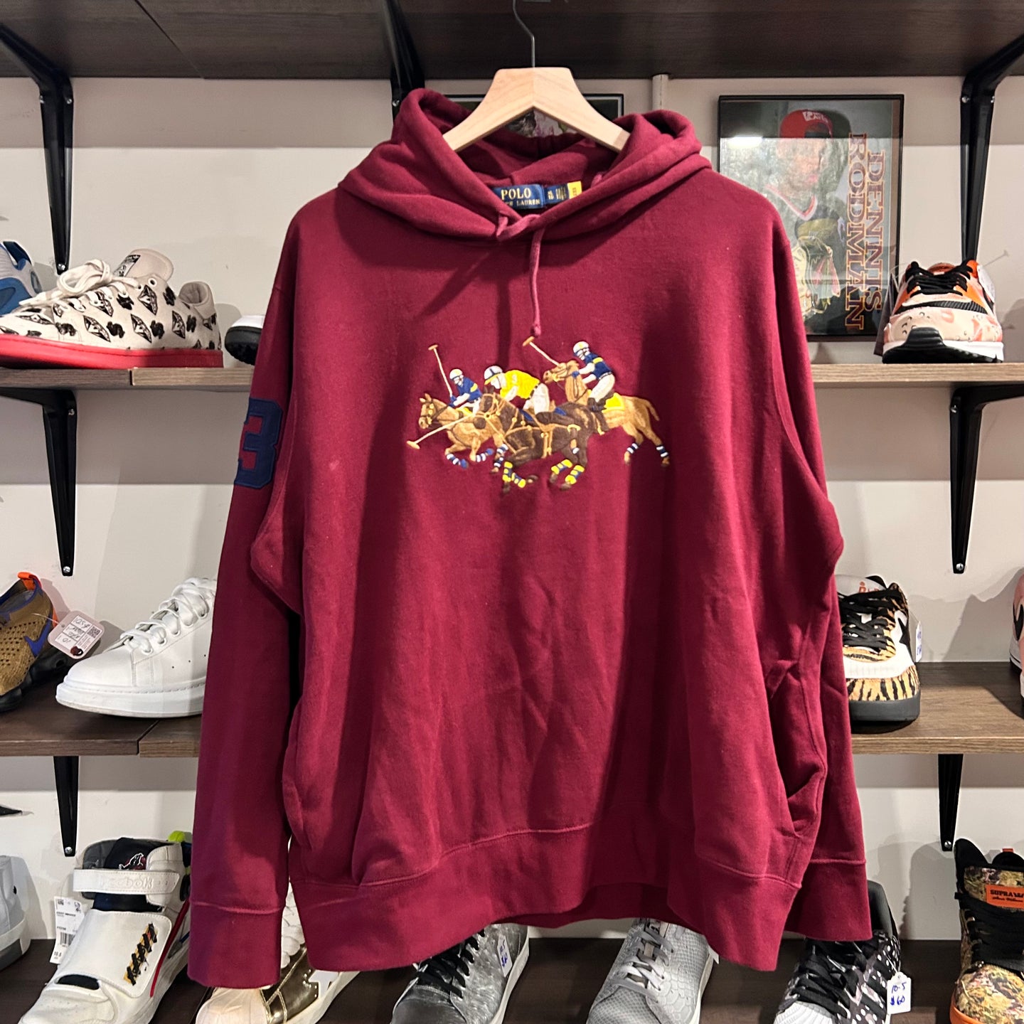 Multi horse polo hoody