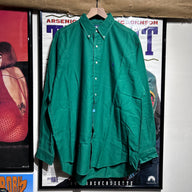 Green polo button down