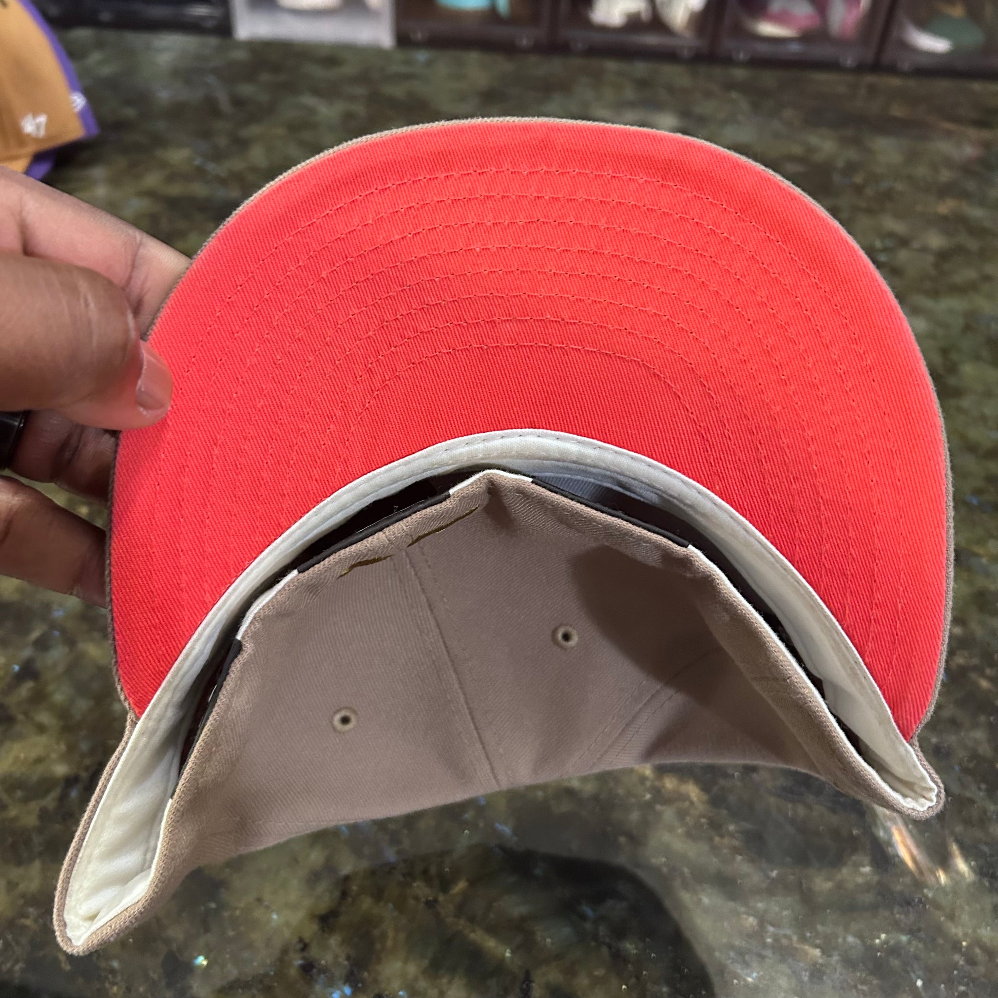 Athletic fitted cap