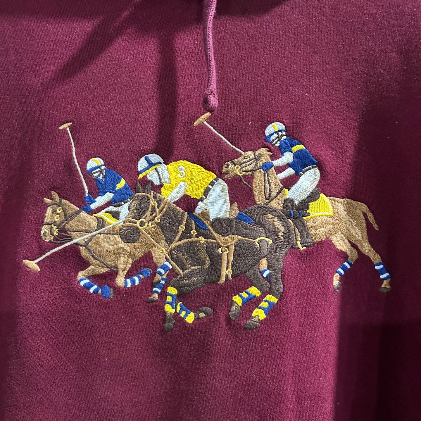 Multi horse polo hoody