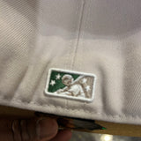 Bison x teal tree camo fitted caps