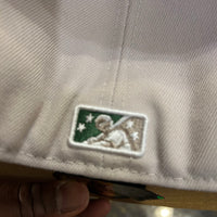 Bison x teal tree camo fitted caps