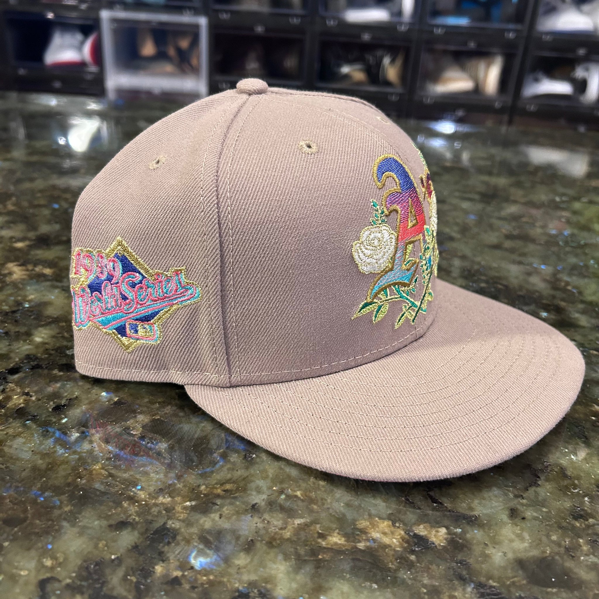 Athletic fitted cap