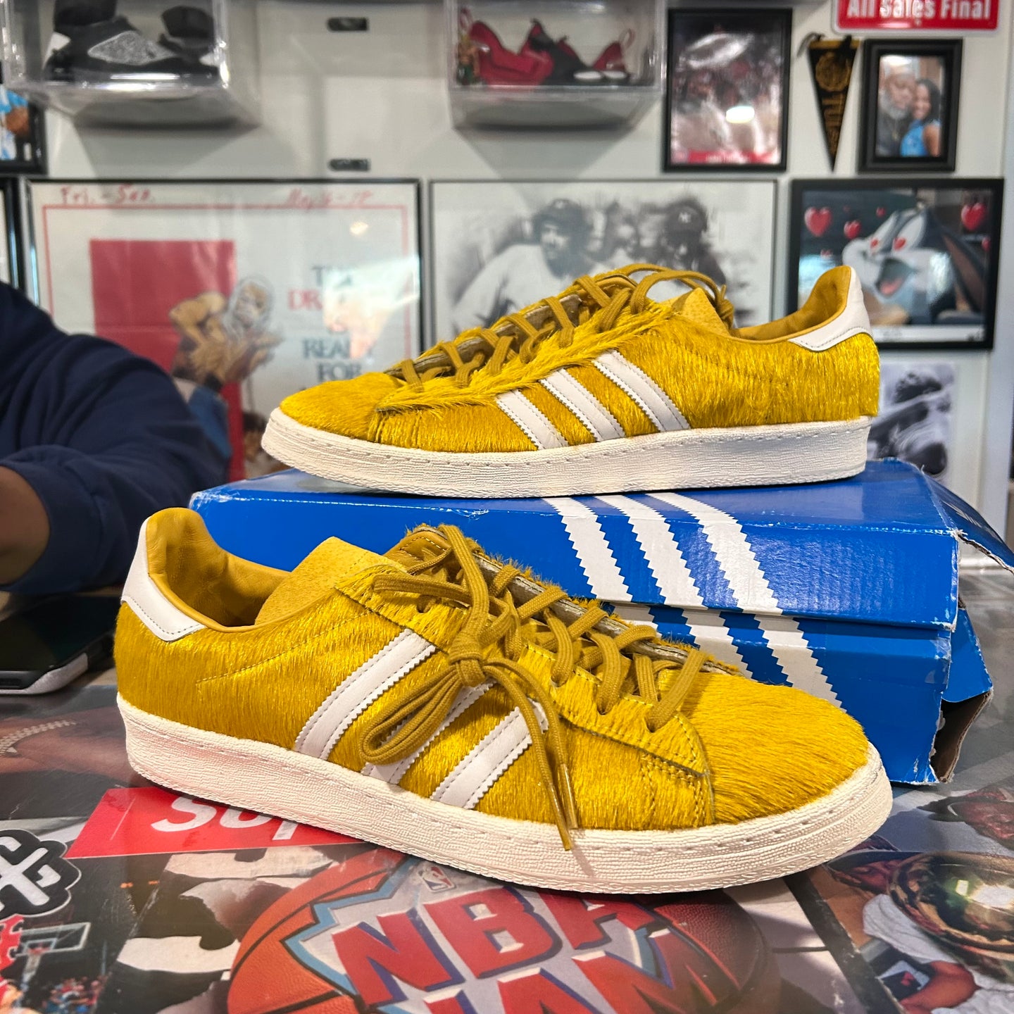 Adidas campus hairy