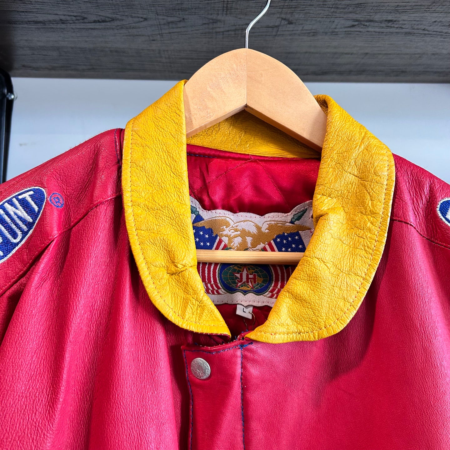 Jeff Hamilton Dupont leather Nascr jacket