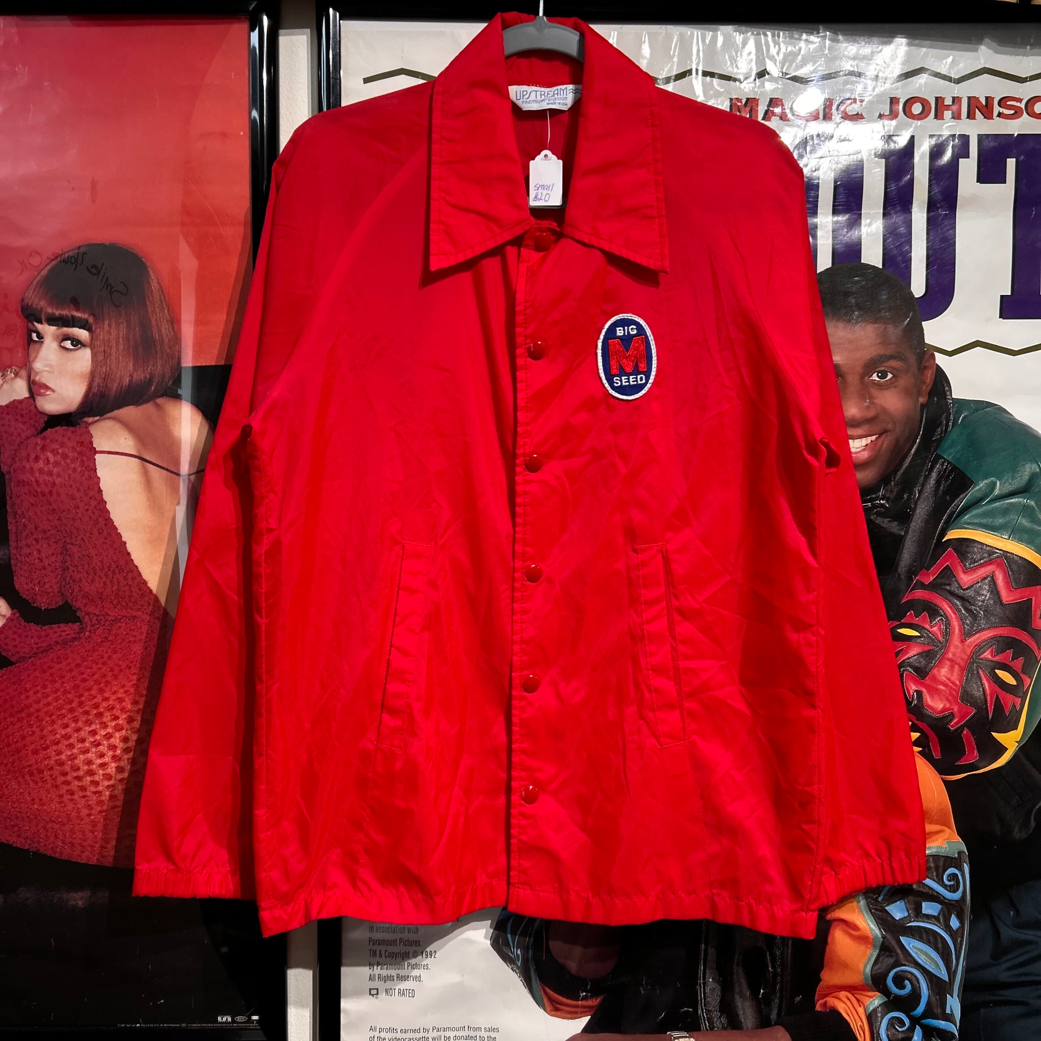 Red lightweight jacket