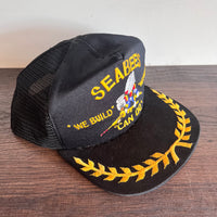 Vintage Seabees “We Build” “We Fight” “Can Do” Trucker SnapBack