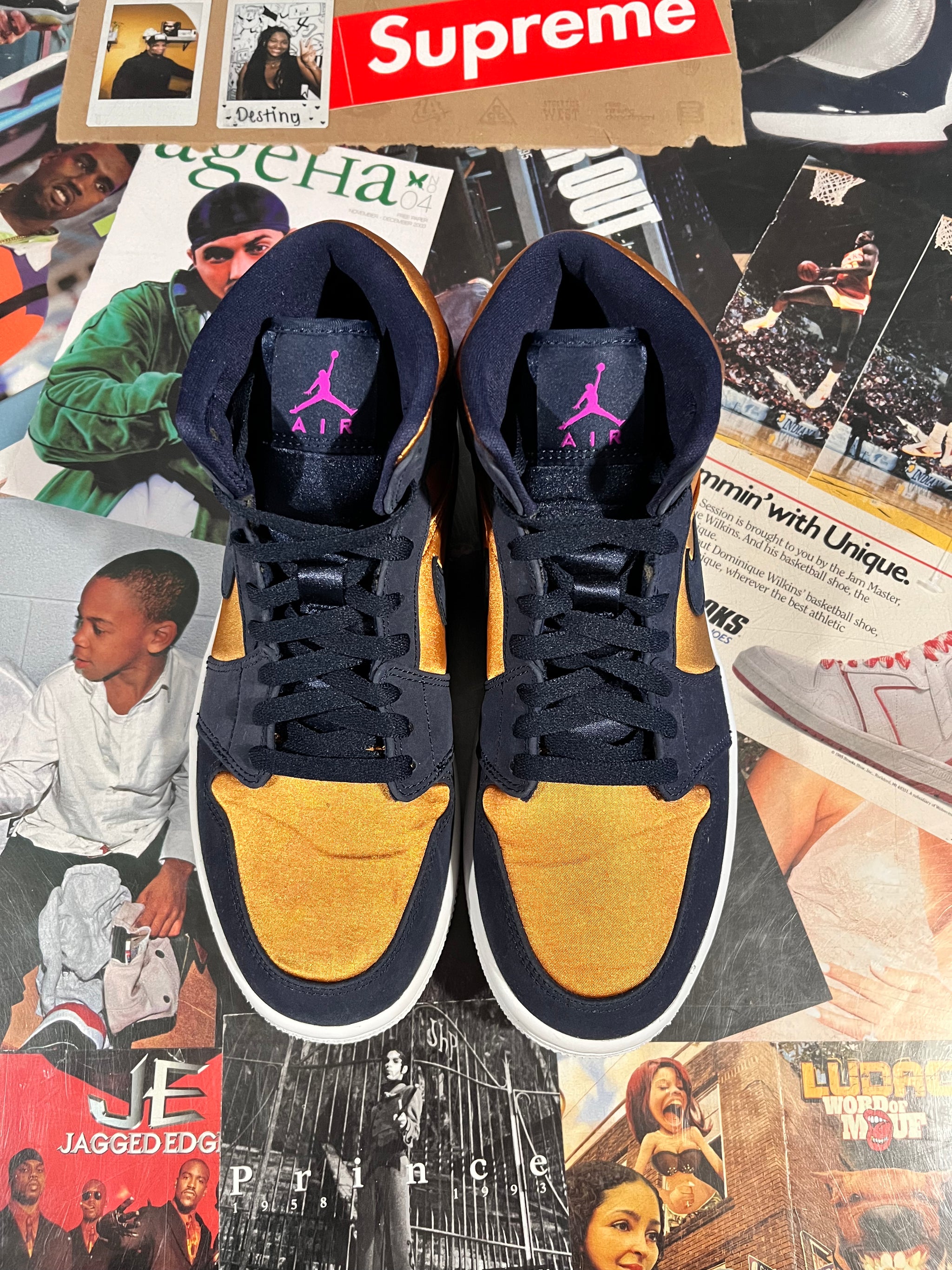 Air Jordan 1 Mid SE "Stain Gold"