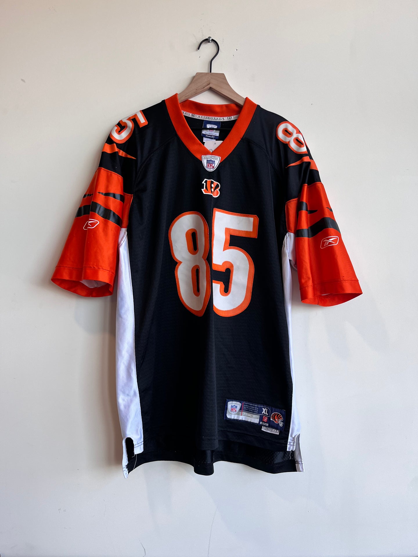 Reebok NFL Equipment Cincinnati Bengals Chad Johnson Cincinnati Bengals Football Jersey